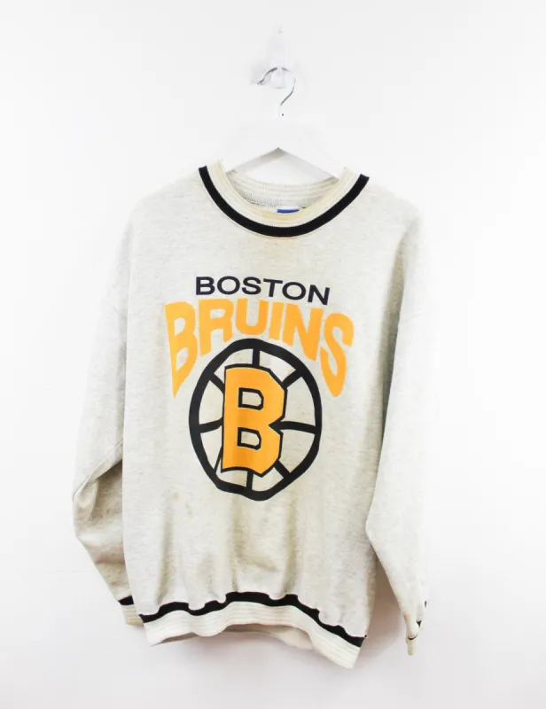 NHL Boston Bruins Logo Crewneck sold by HG Vintage