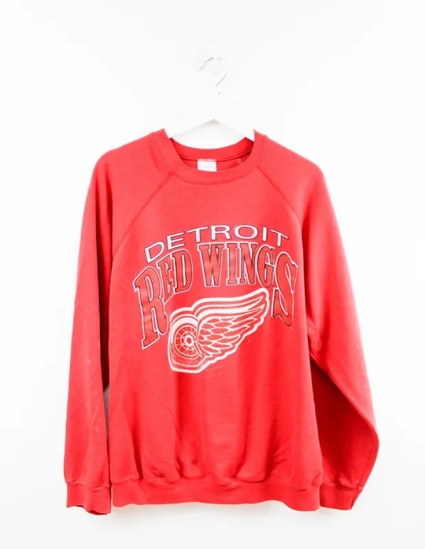 NHL Red Wings Logo Crewneck sold by HG Vintage