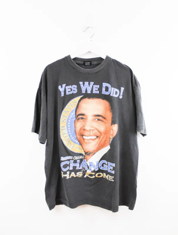 Obama Yes We Did! Tee sold by HG Vintage