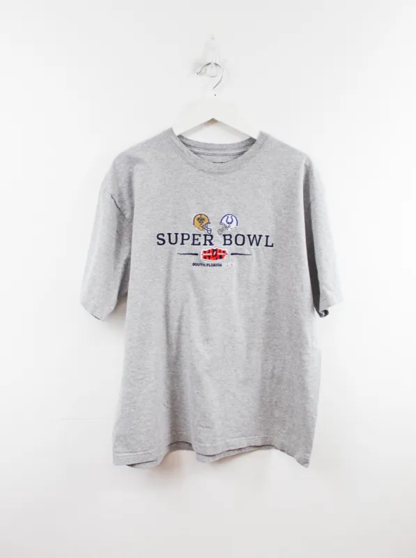 NFL 2010 Super Bowl Saints Vs Colt Embroidered Tee sold by HG Vintage