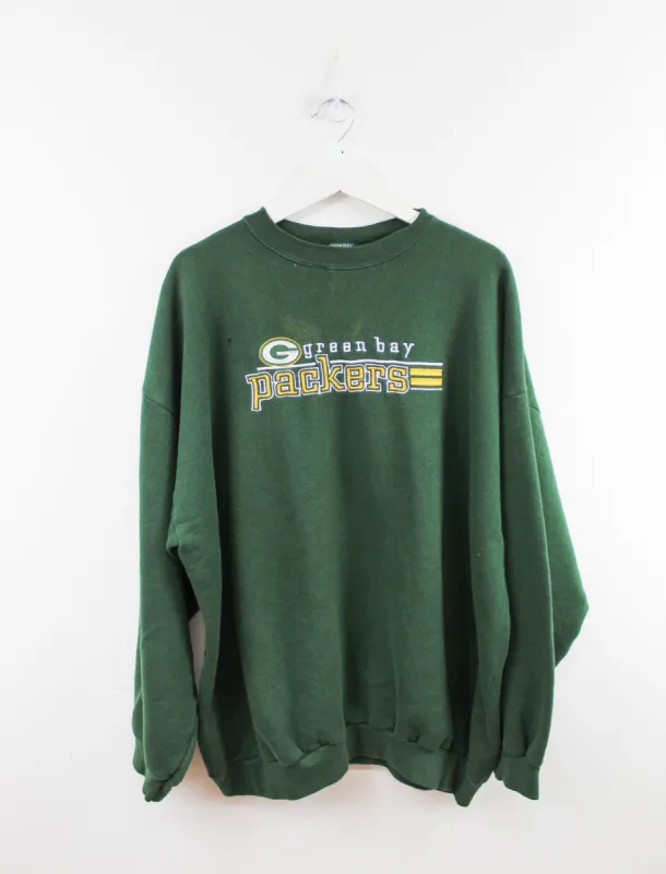 Logo 7 X NFL Green Bay Packers Logo Crewneck sold by HG Vintage