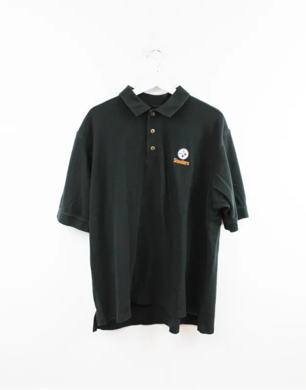 NFL Pittsburgh Steelers Logo Polo Shirt sold by HG Vintage