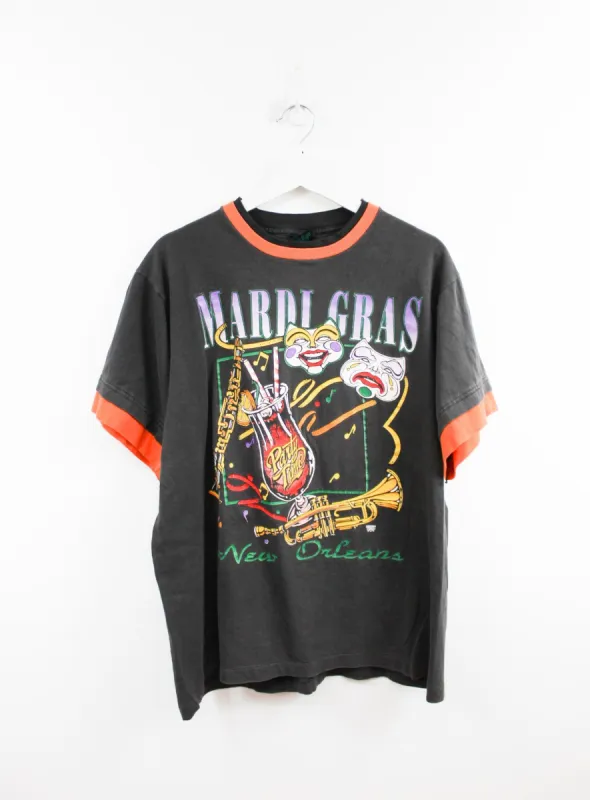 New Orleans Party Time Mardi Gras Tee sold by HG Vintage
