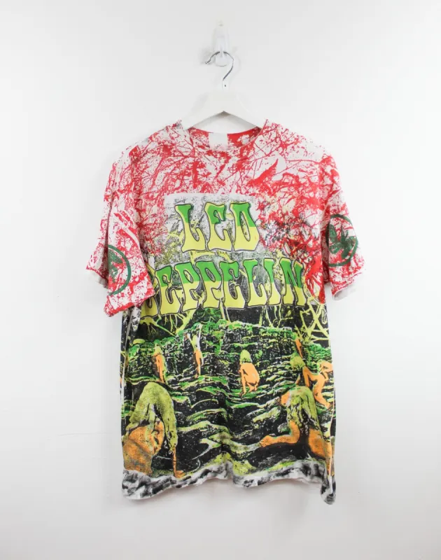 Vintage Bootleg Led Zeppelin All Over Print Tee sold by HG Vintage