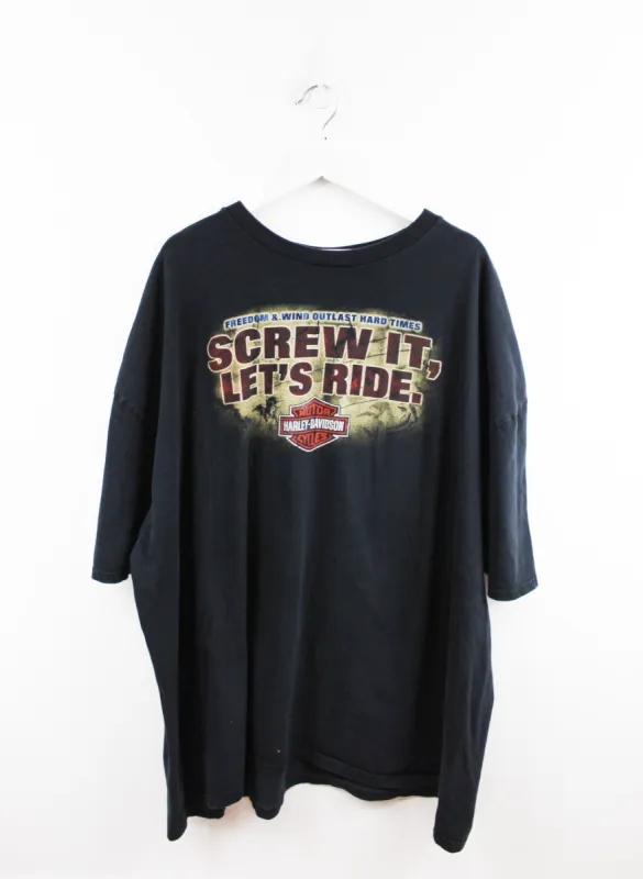 Vintage 2009 Harley Davidson Screw It Lets Ride Tee sold by HG Vintage
