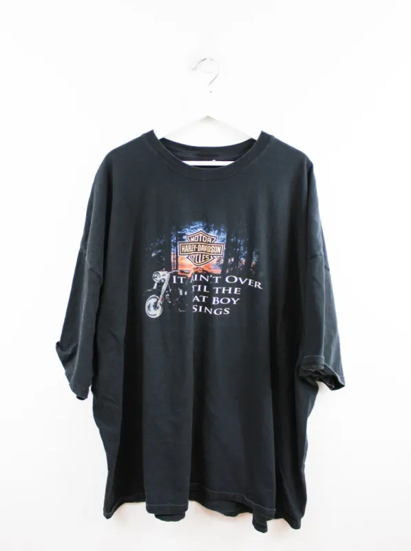 Vintage 2010 Harley Davidson Singing Fat Boy Tee sold by HG Vintage