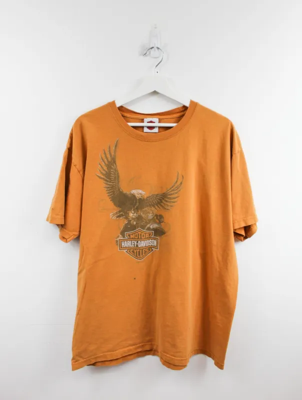 Harley Davidson Eagle On Motorcycle San Francisco Tee sold by HG Vintage