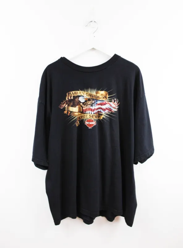 Vintage 2007 Harley Davidson Eagle Free Spirit Horn Lake Mississippi Tee sold by HG Vintage