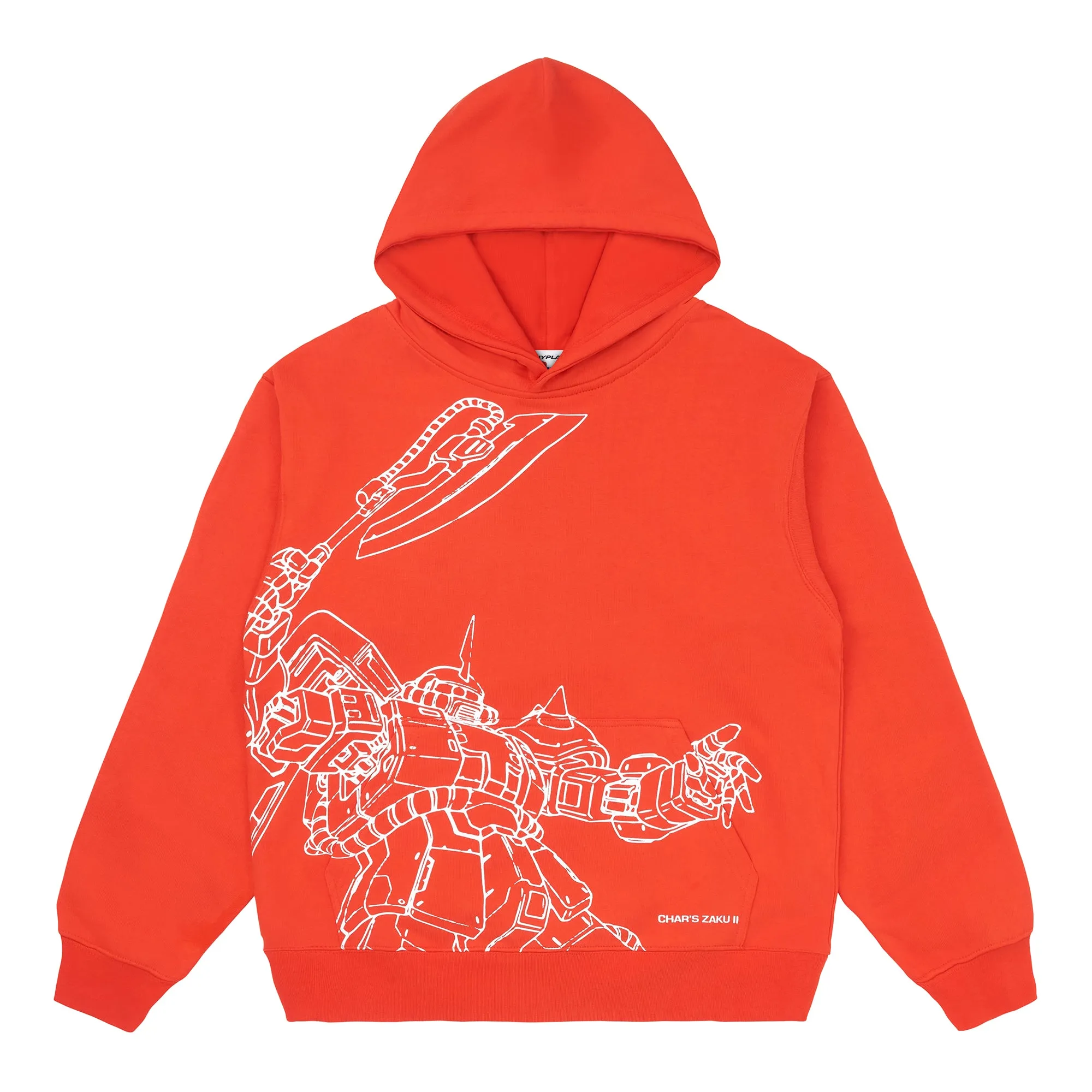 GUNDAM FLOAT HOODIE (ORANGE) sold by hypland