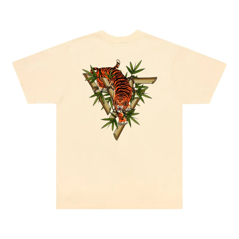 ORANGE TIGER LOGO SHIRT (CREAM) sold by hypland