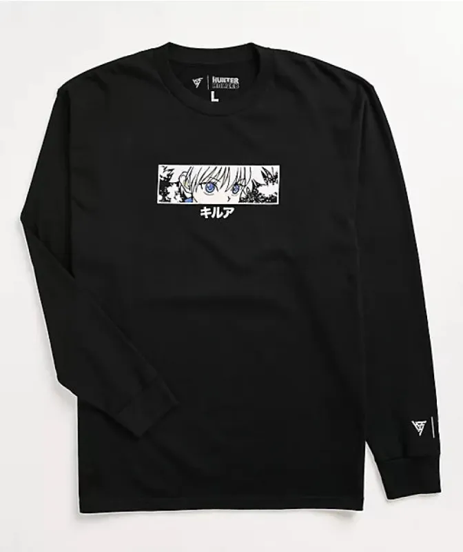 DISCORD HXH KILLUA EYES LONG SLEEVE (BLACK) sold by hypland