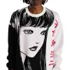 JUNJI ITO TOMIE CROPPED SWEATER (BLACK) sold by hypland