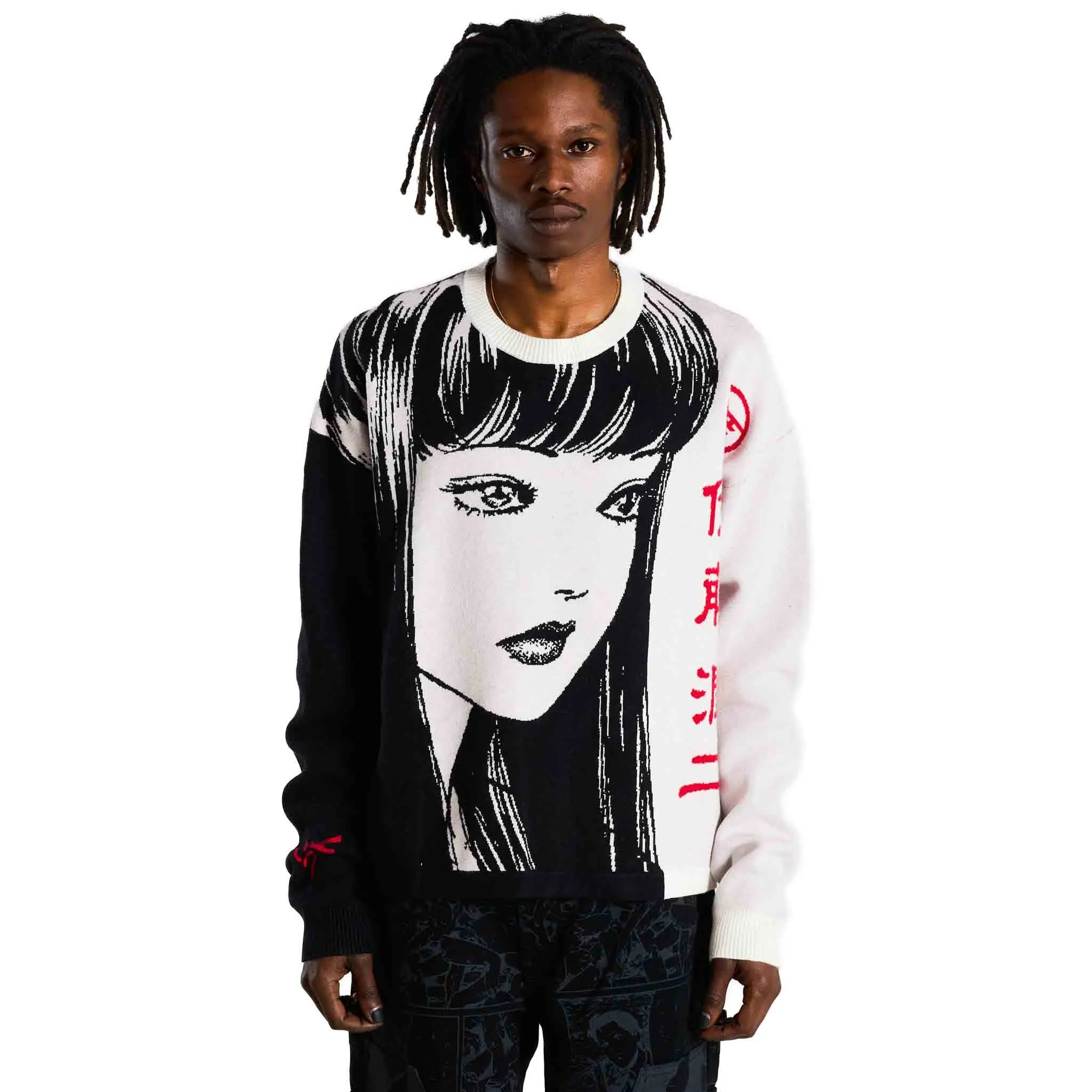 JUNJI ITO TOMIE CROPPED SWEATER (BLACK) sold by hypland product image thumbnail 3