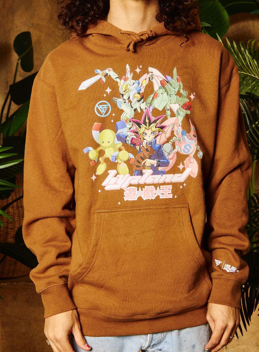 YUGIOH ROBOTS HOODIE (BROWN) sold by hypland product image thumbnail 2