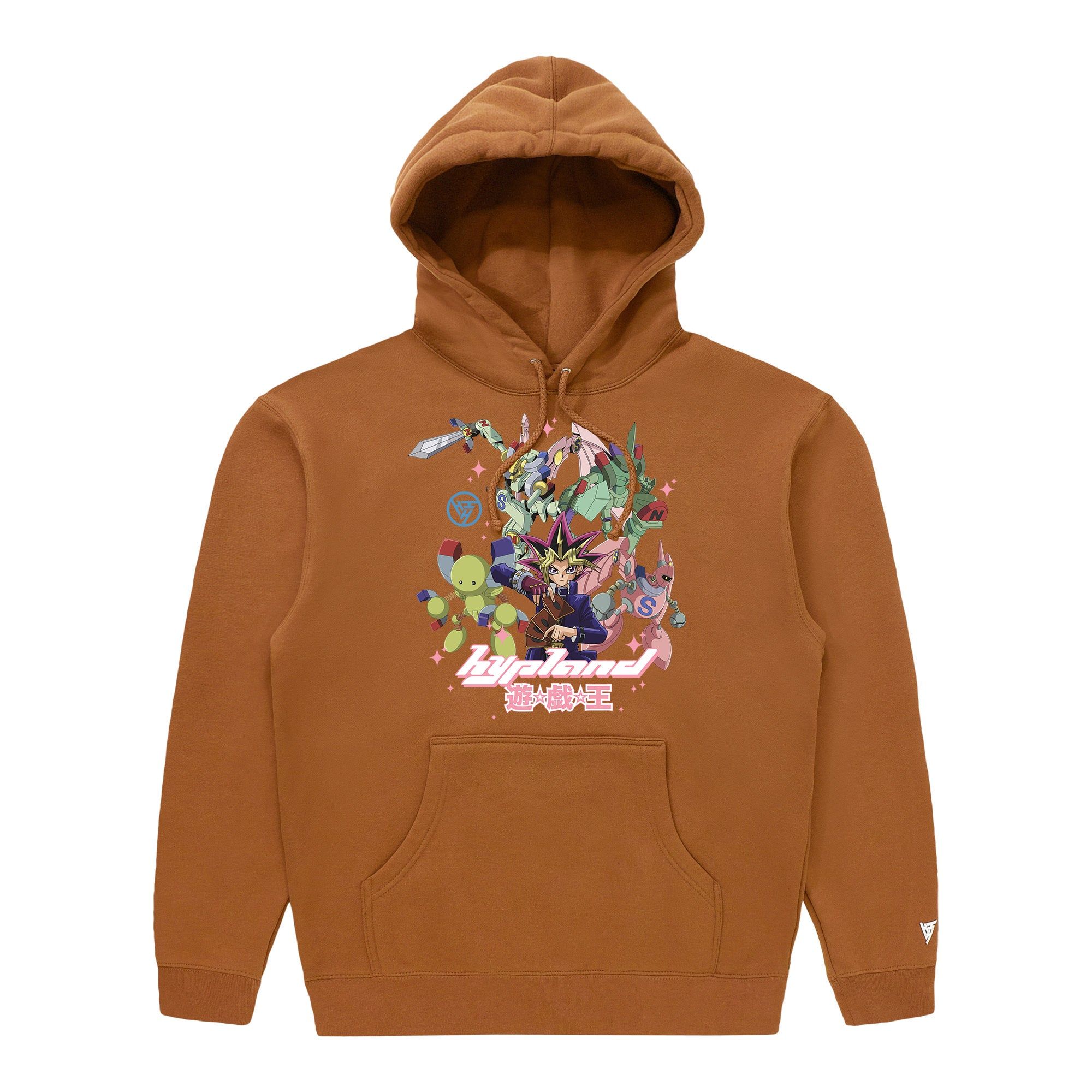YUGIOH ROBOTS HOODIE (BROWN) sold by hypland