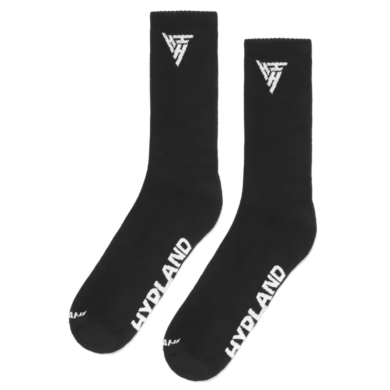 LOGO SOCK (BLACK) sold by hypland