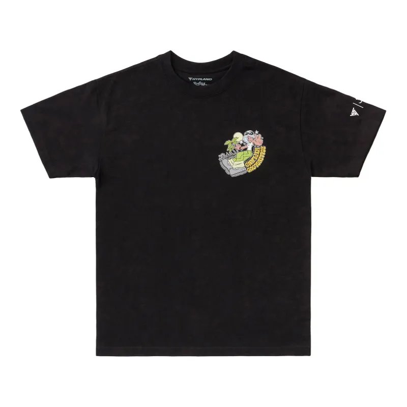 HYPLAND X ROLLING LOUD ROLLER COASTER T SHIRT (BLACK) sold by hypland