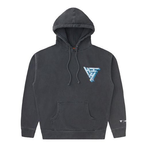 DRAGON BALL Z TRUNKS SLICE LOGO HOODIE (VINTAGE GREY) sold by hypland