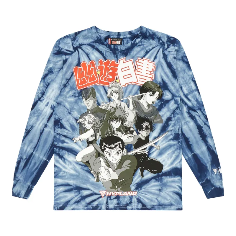 YYH MONOCHROME GROUP LONG SLEEVE SHIRT (TIE DYE) sold by hypland