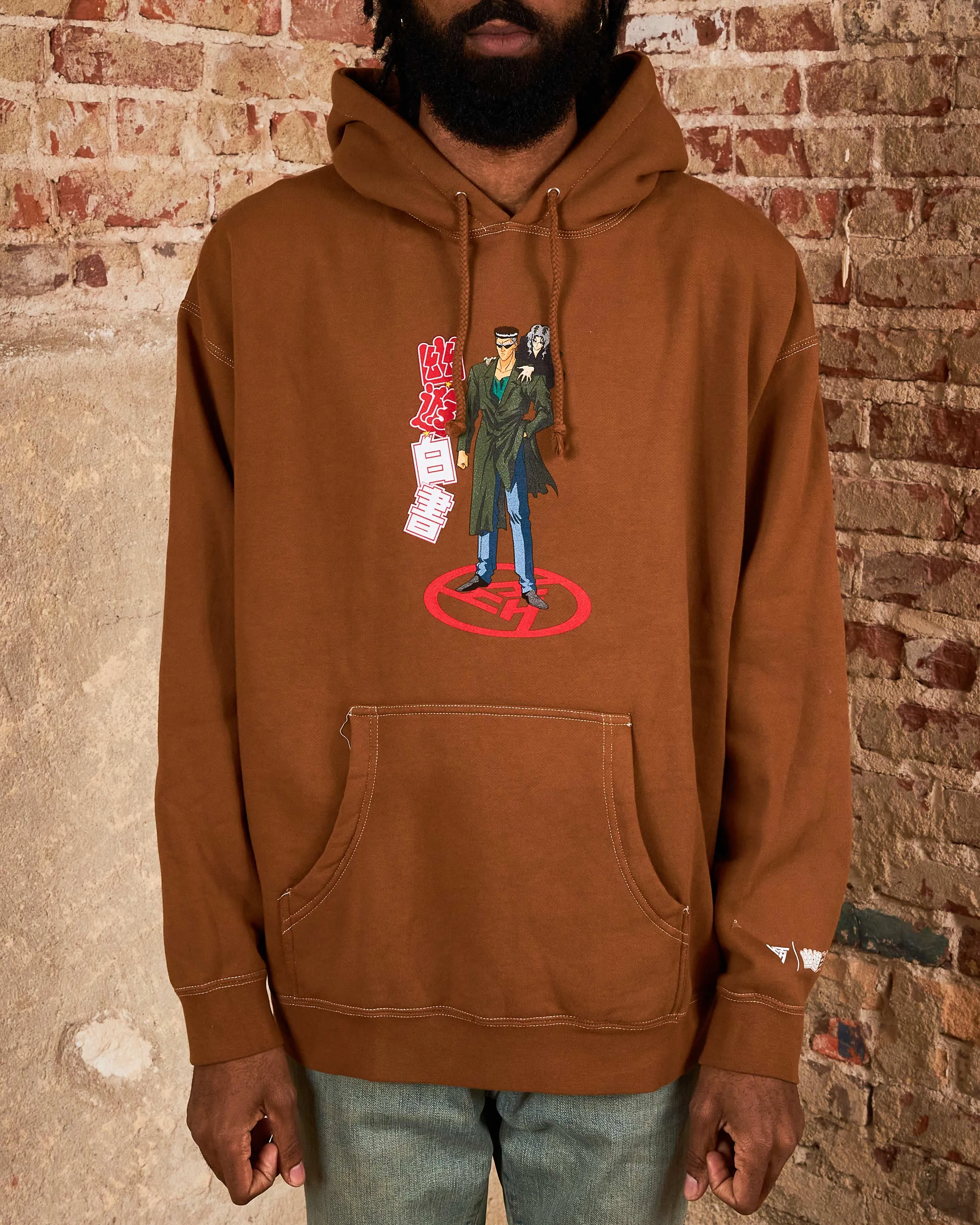 YYH TOGURO BROS HOODIE (BROWN) sold by hypland product image thumbnail 3