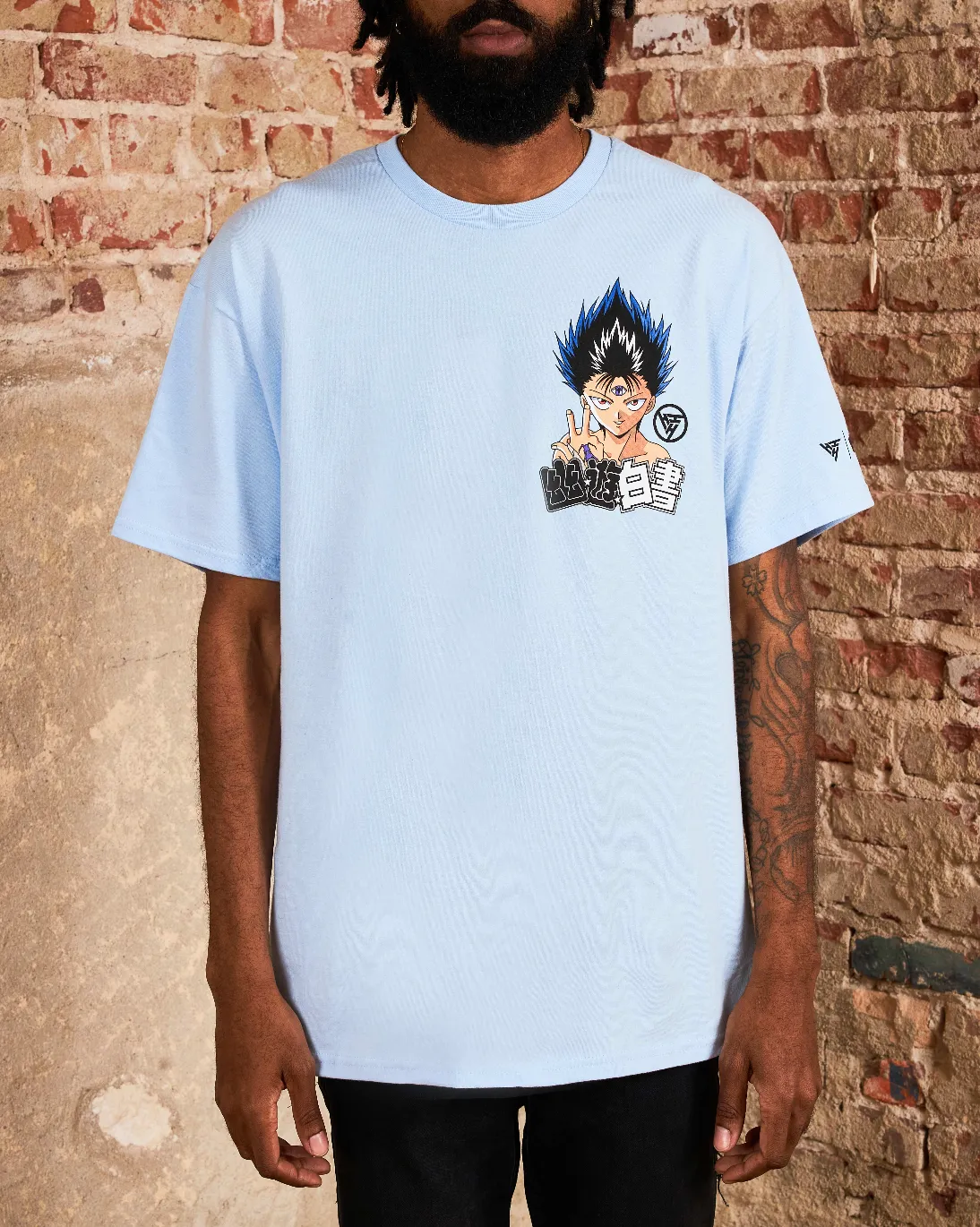 YYH HIEI HYPNOSIS SHIRT (POWDER BLUE) sold by hypland product image thumbnail 4