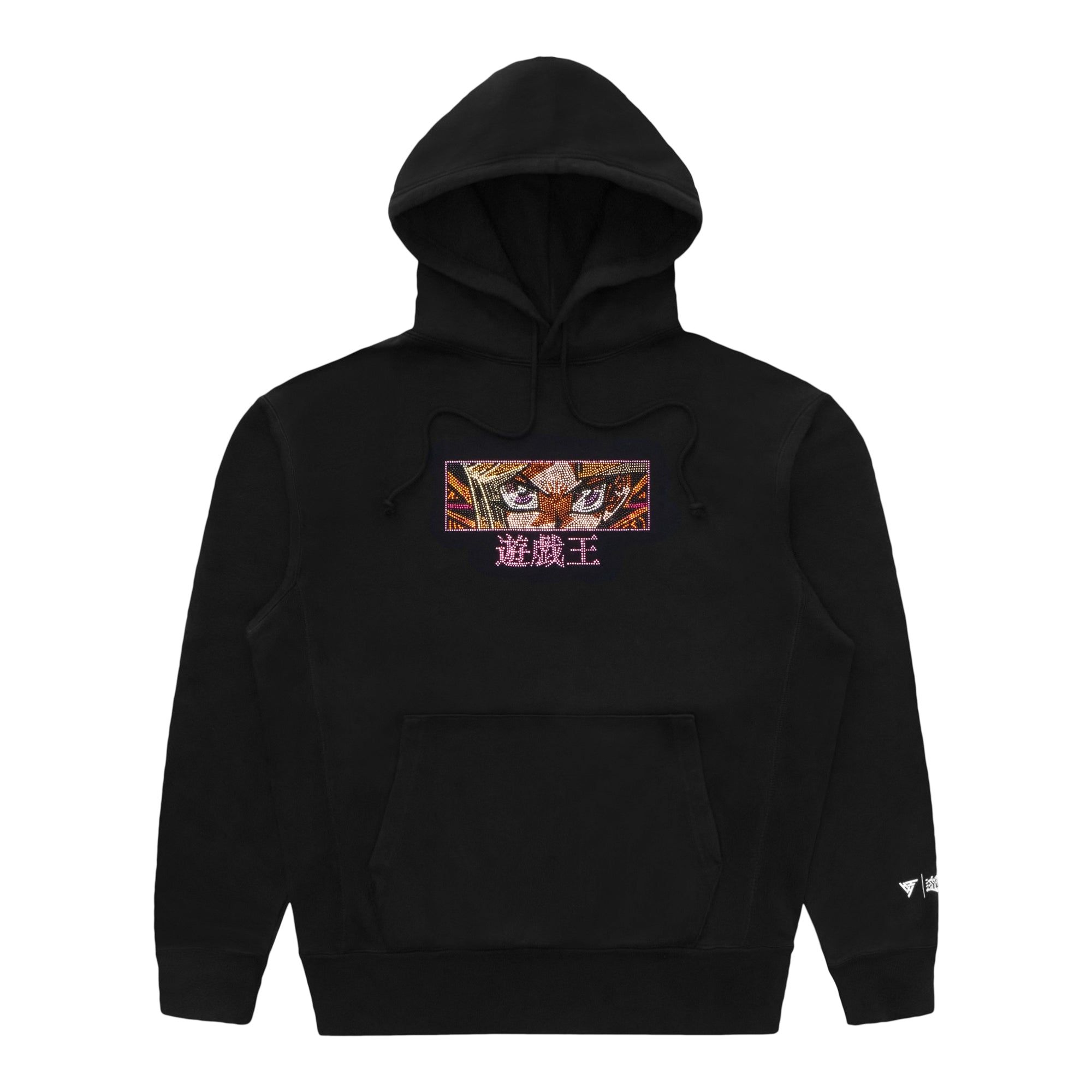YUGIOH YAMI YUGI RHINESTONE HOODIE (BLACK) sold by hypland