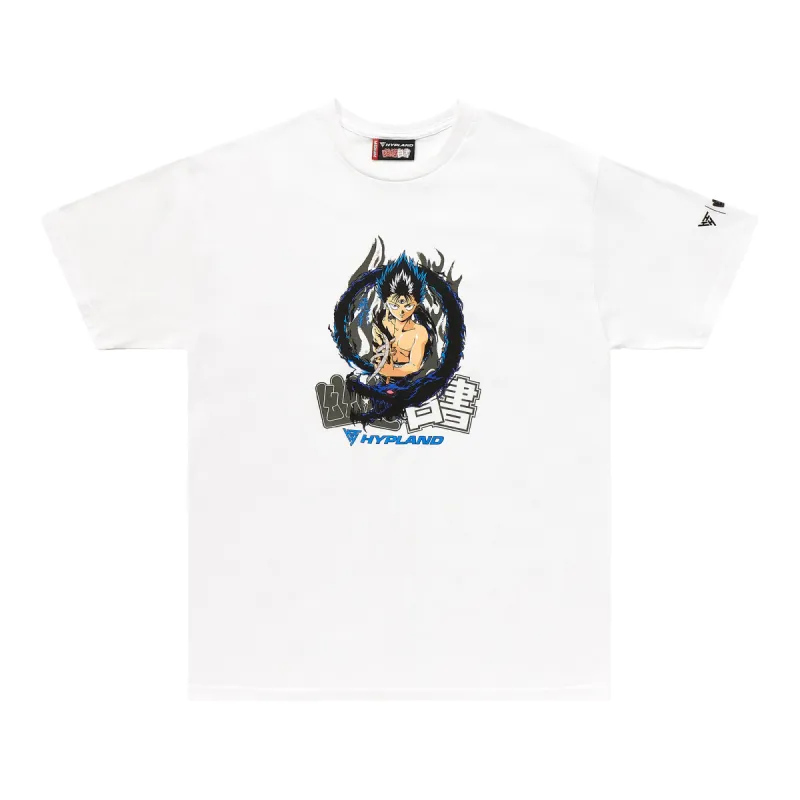 yu.to...⑅◡̈* Hypland x Yu Yu Hakusho Heie Eyes Black Rhinestone T-Shirt