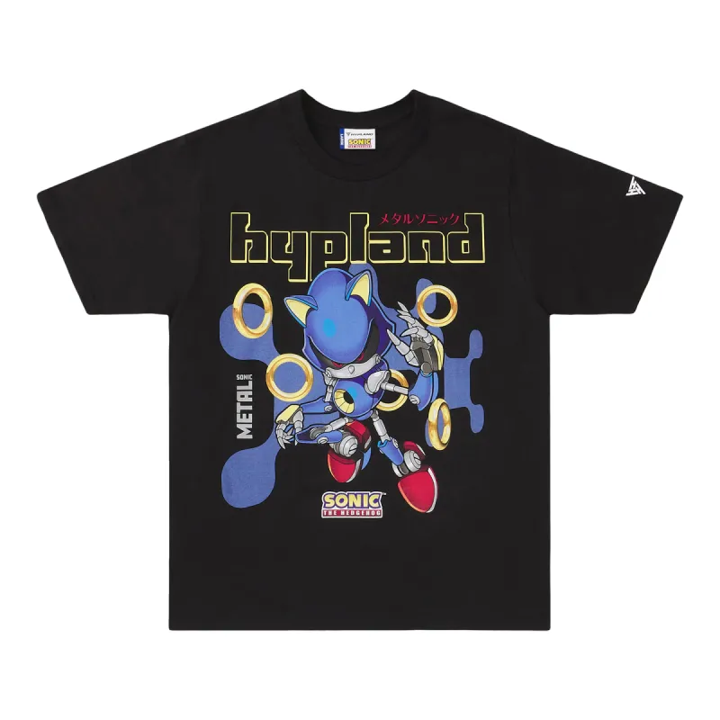 SONIC METAL RINGS T SHIRT (BLACK) made by hypland