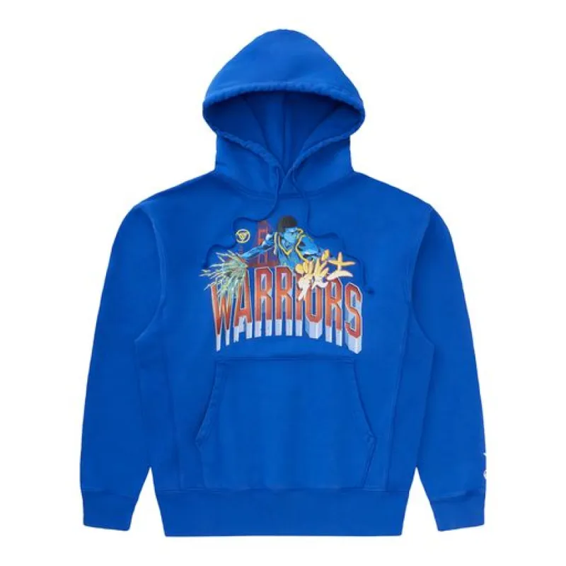 NBA GOLDEN STATE WARRIORS ARCH HOODIE (BLUE) sold by hypland