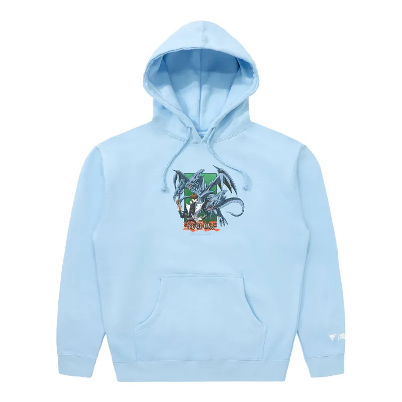 YUGIOH BLUE EYES ULTIMATE HOODIE (POWDER BLUE) sold by hypland