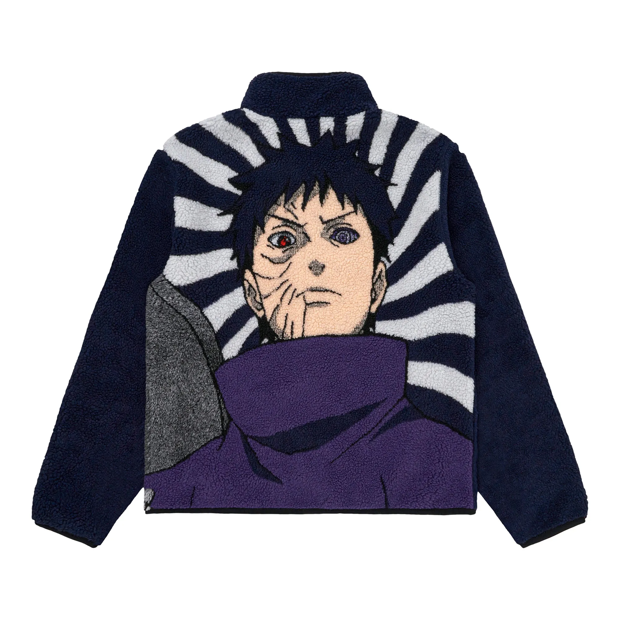 SHIPPUDEN OBITO SHERPA JACKET (NAVY) sold by hypland