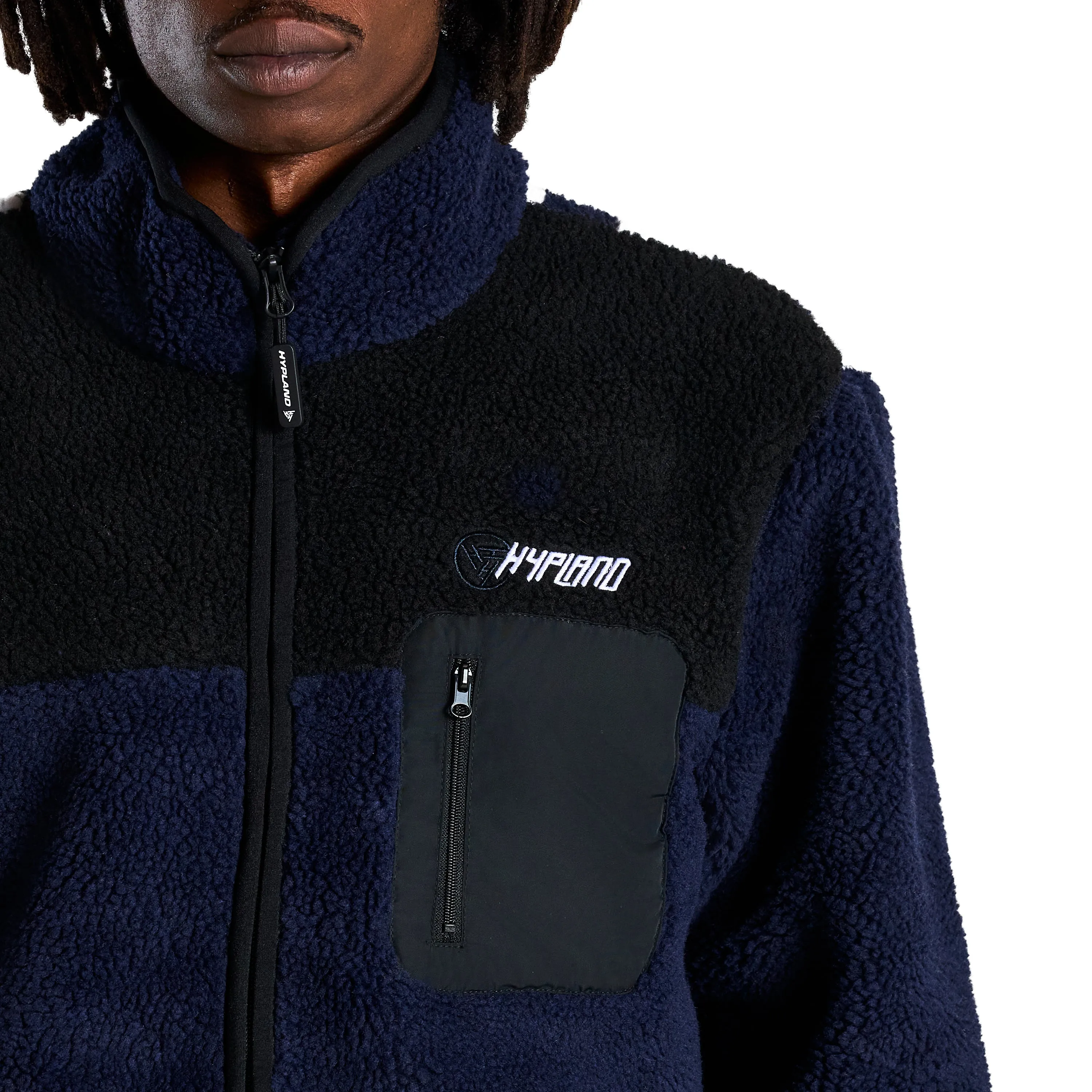 SHIPPUDEN OBITO SHERPA JACKET (NAVY) sold by hypland product image thumbnail 4