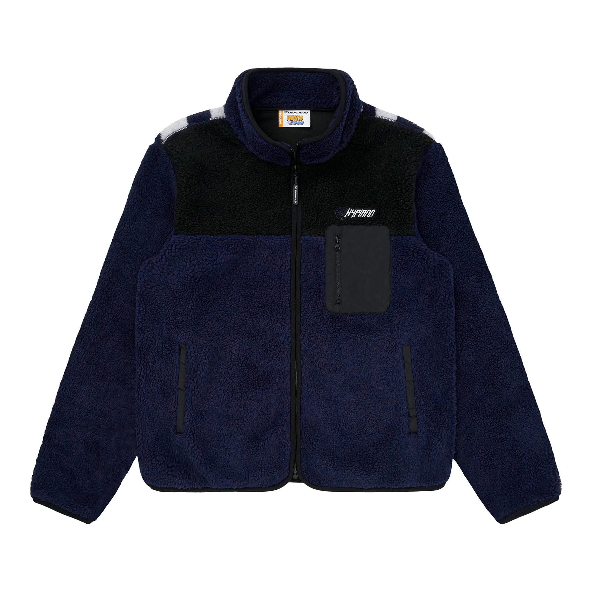 SHIPPUDEN OBITO SHERPA JACKET (NAVY) sold by hypland product image thumbnail 2