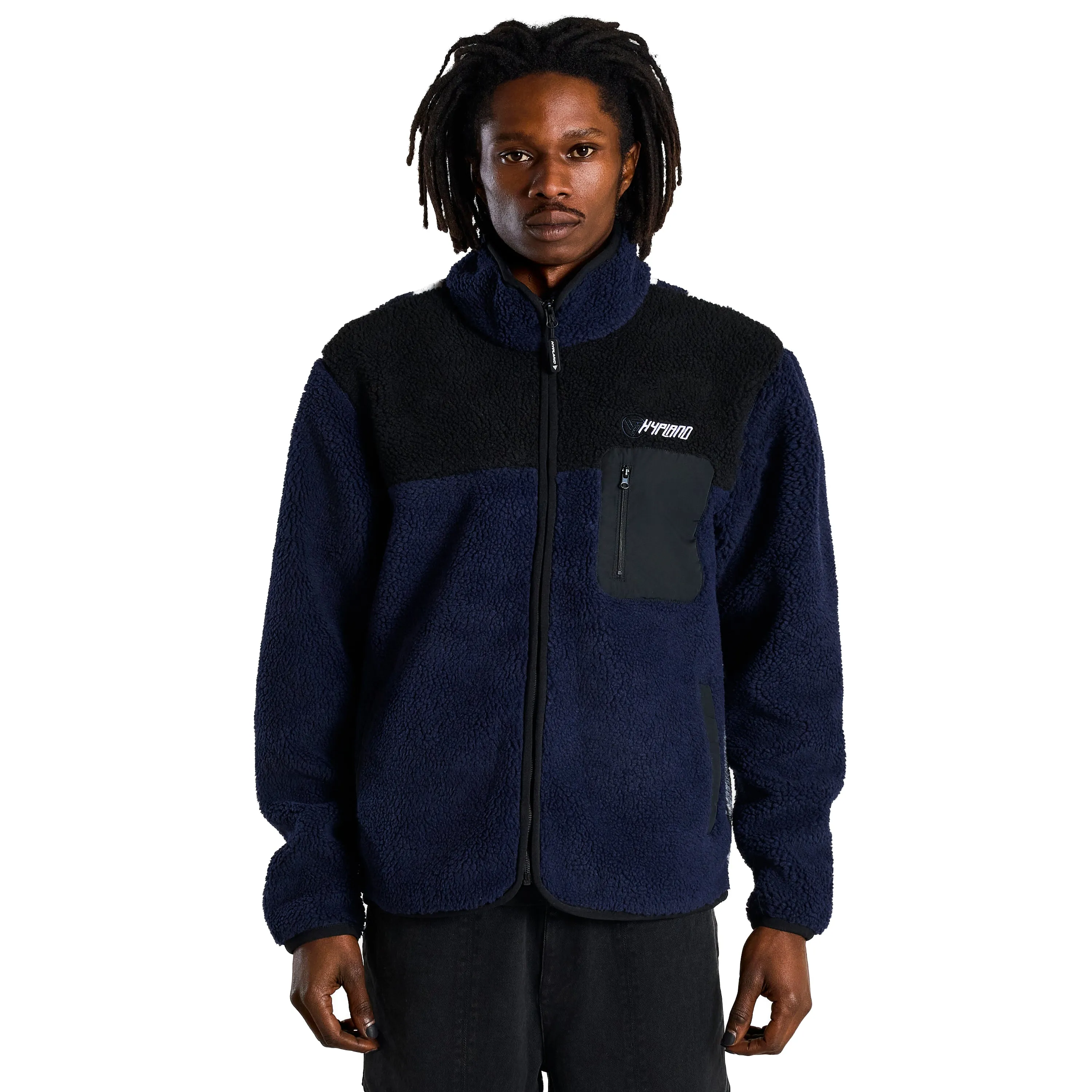 SHIPPUDEN OBITO SHERPA JACKET (NAVY) sold by hypland product image thumbnail 3