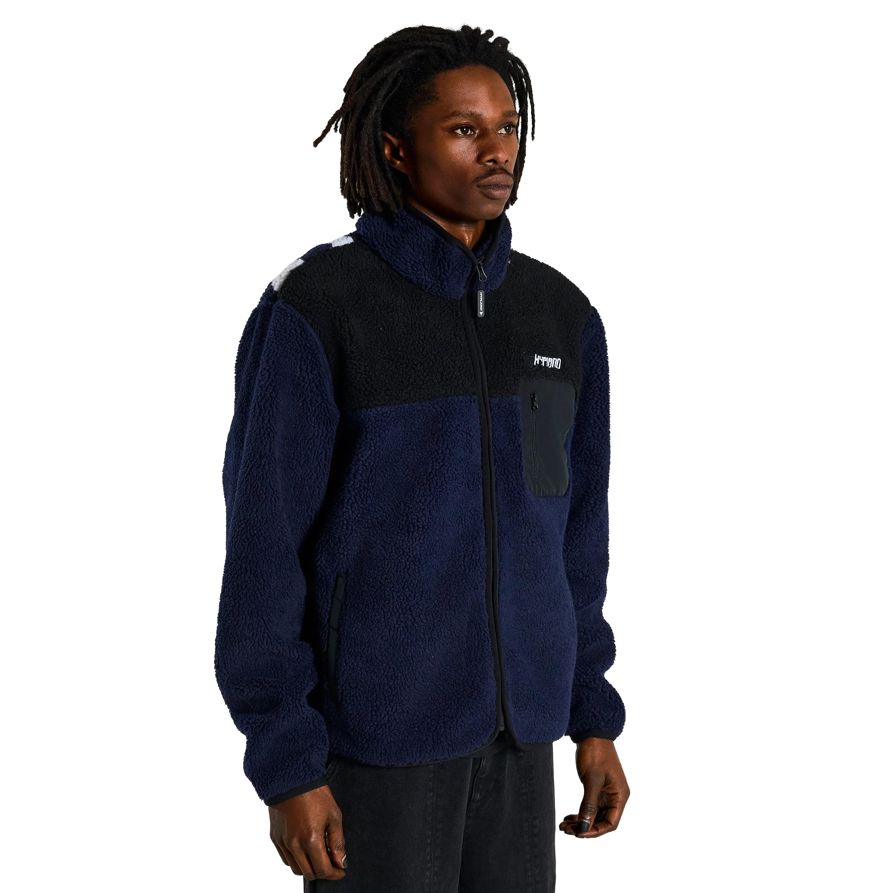 SHIPPUDEN OBITO SHERPA JACKET (NAVY) sold by hypland product image thumbnail 5
