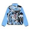 YUGIOH BLUE EYES SHERPA JACKET (LIGHT BLUE) sold by hypland