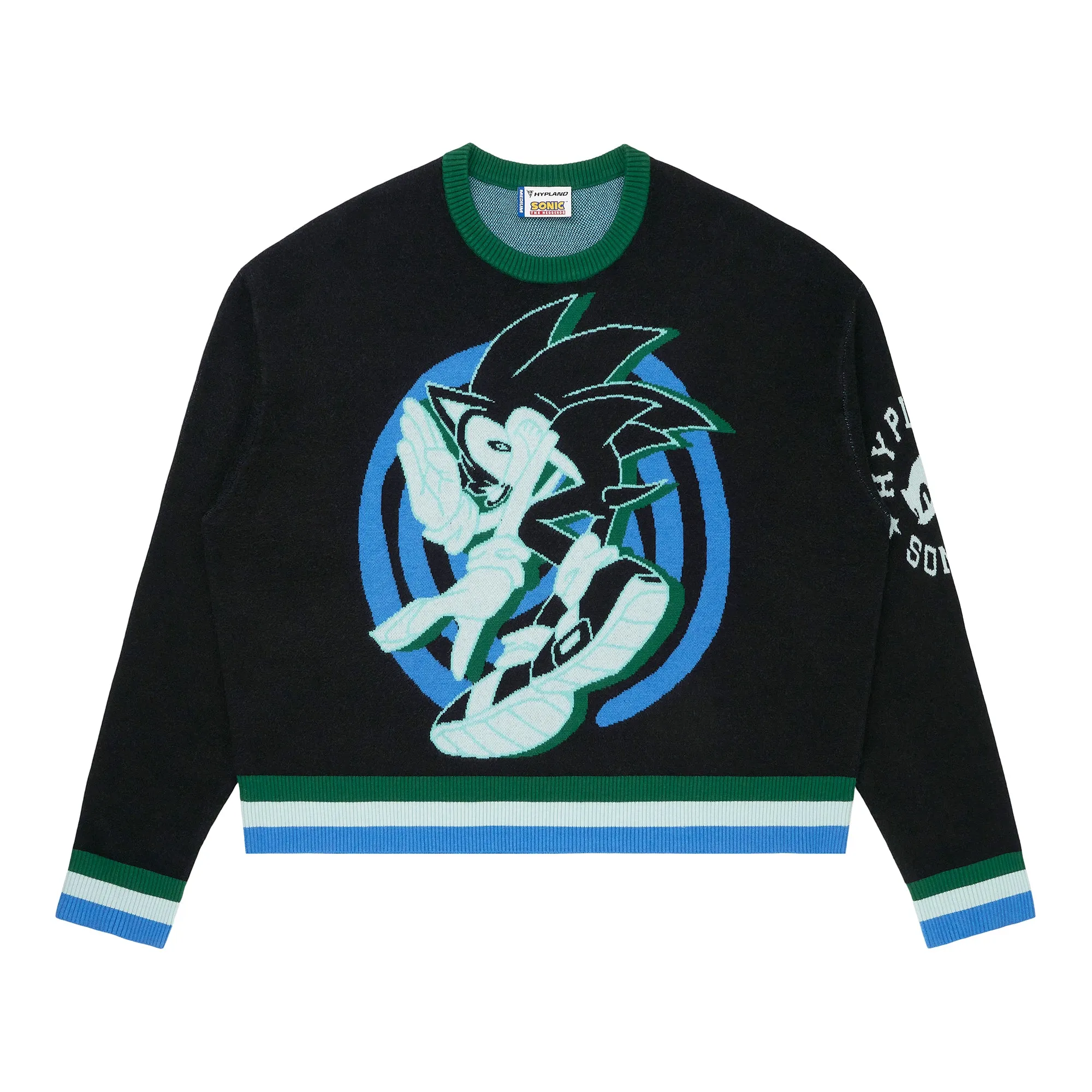 SONIC SWIRL KNIT SWEATER (BLACK) | Parallel