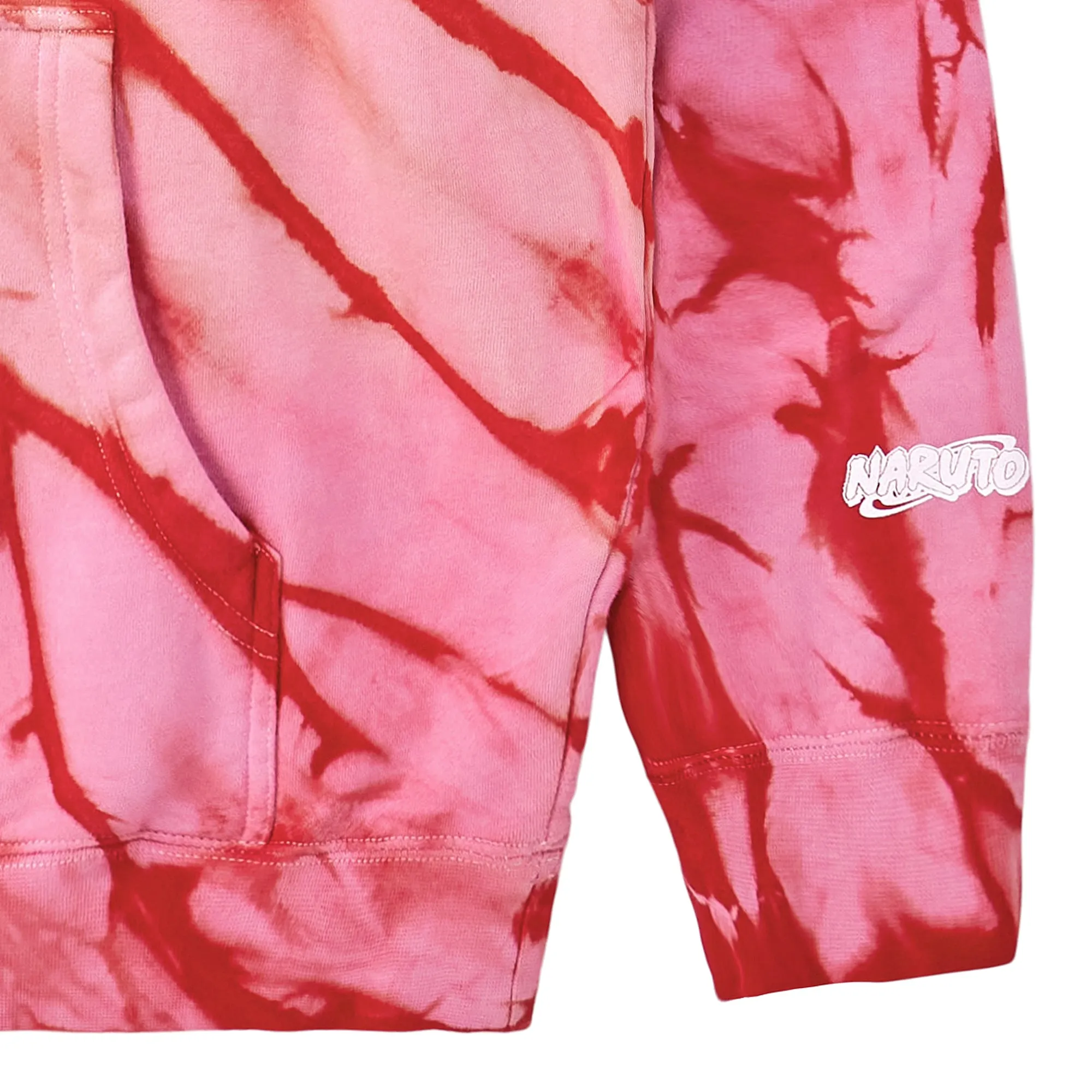NARUTO SAKURA CHENILLE HOODIE (PINK TIE DYE) sold by hypland product image thumbnail 5