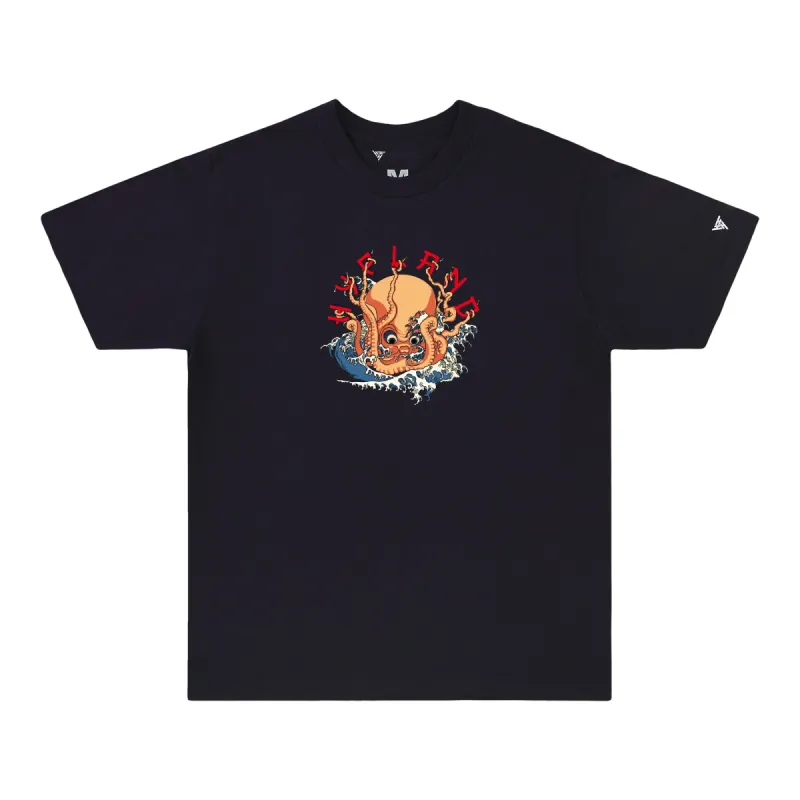 HYPLAND OCTOPUS LOGO SHIRT (NAVY) sold by hypland