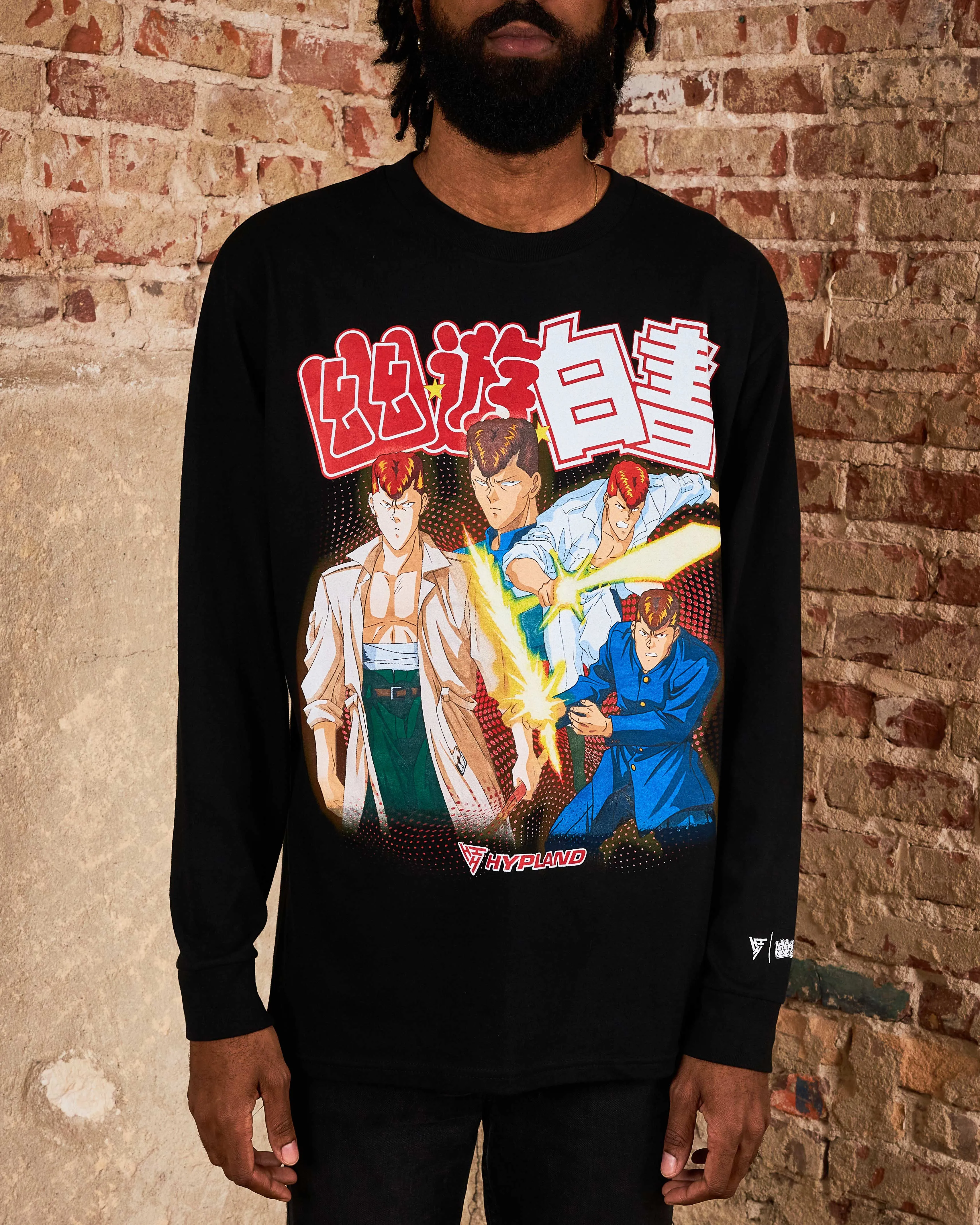YYH KUWABARA GROUP VINTAGE LONG SLEEVE SHIRT (BLACK) sold by hypland product image thumbnail 3