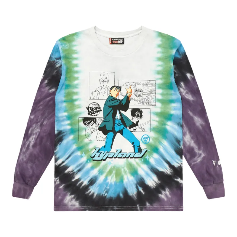 YYH YUSUKE BOX LONG SLEEVE SHIRT (TIE DYE) sold by hypland