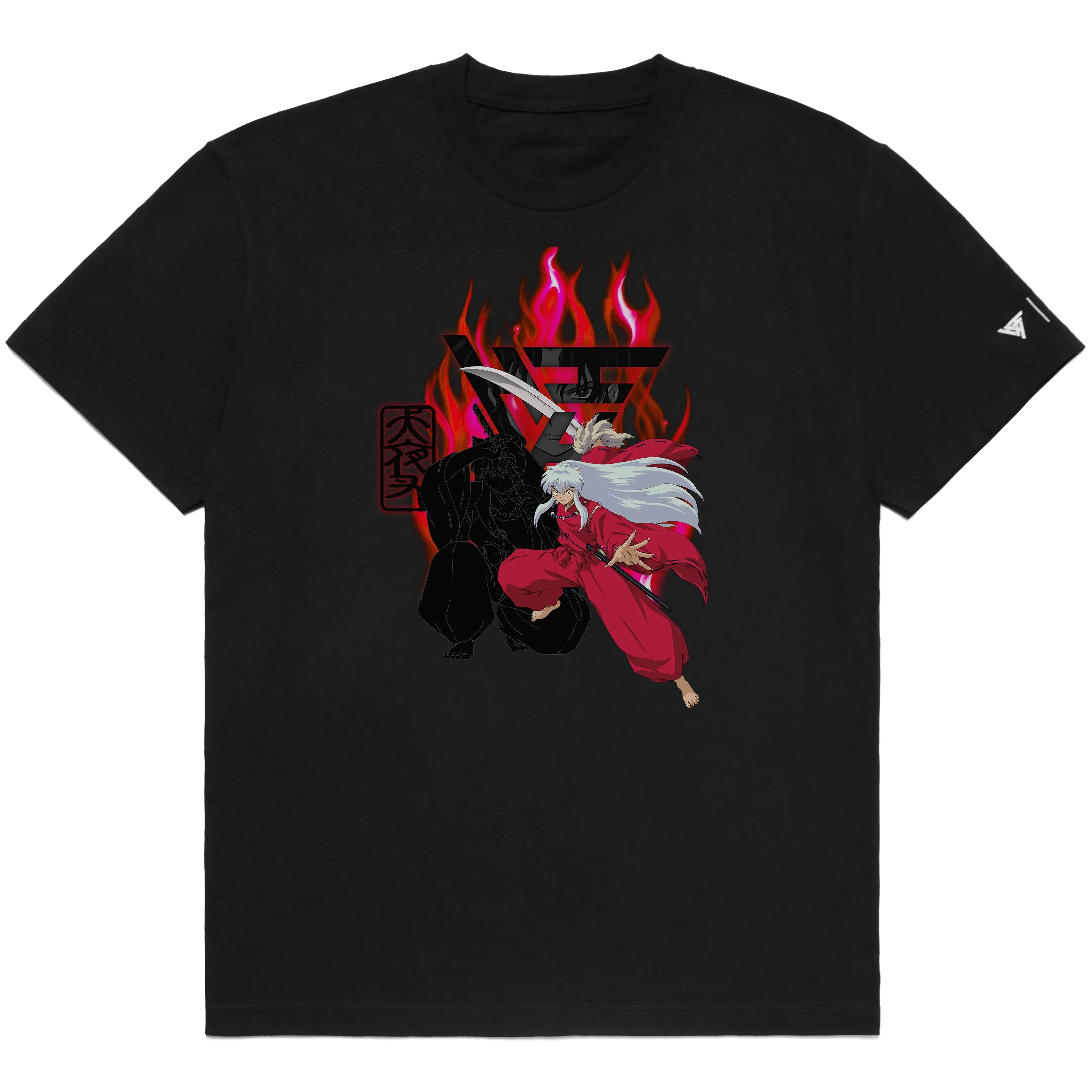 INUYASHA FLAME SHIRT (BLACK) sold by hypland