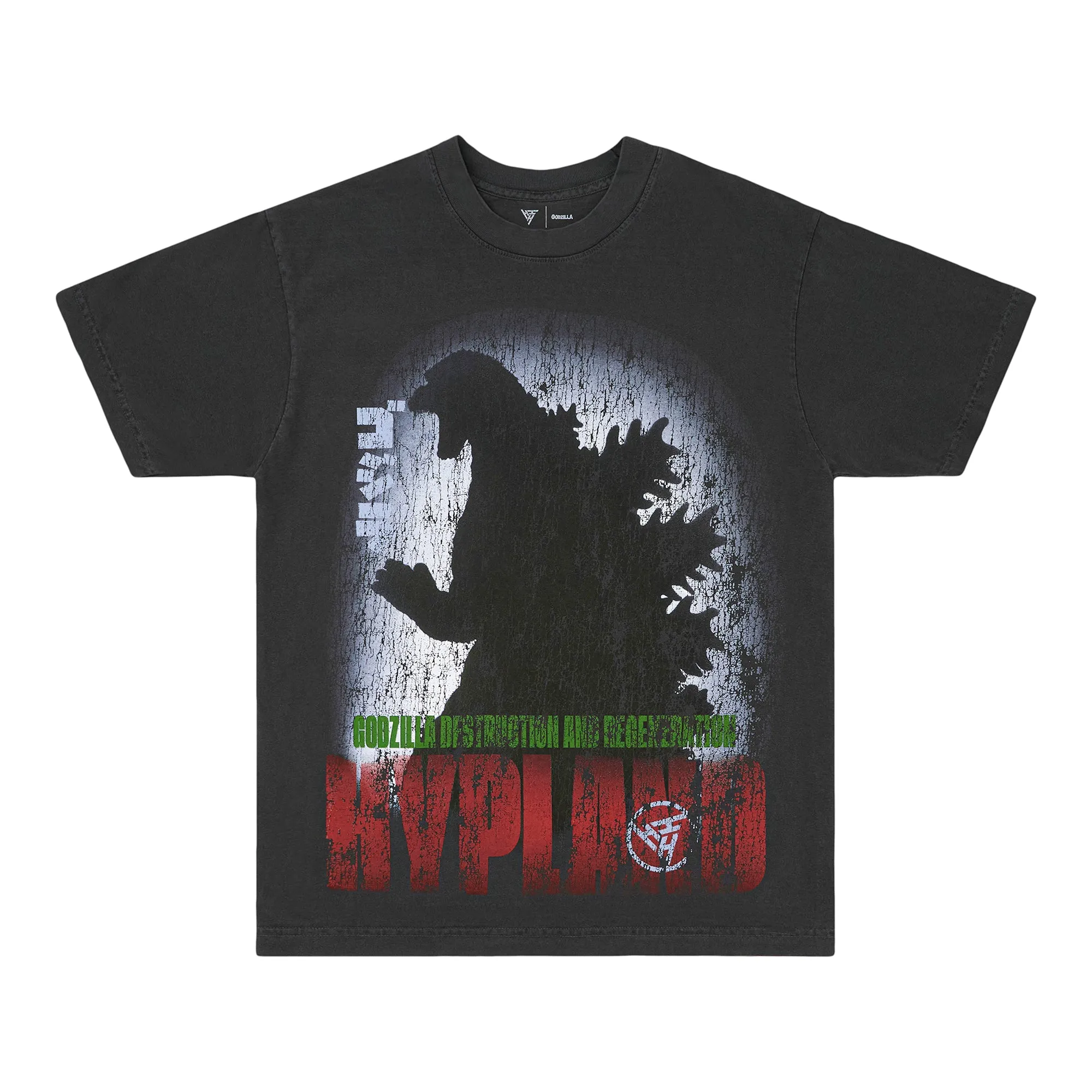 GODZILLA JUMBO TEE (VINTAGE BLACK) sold by hypland