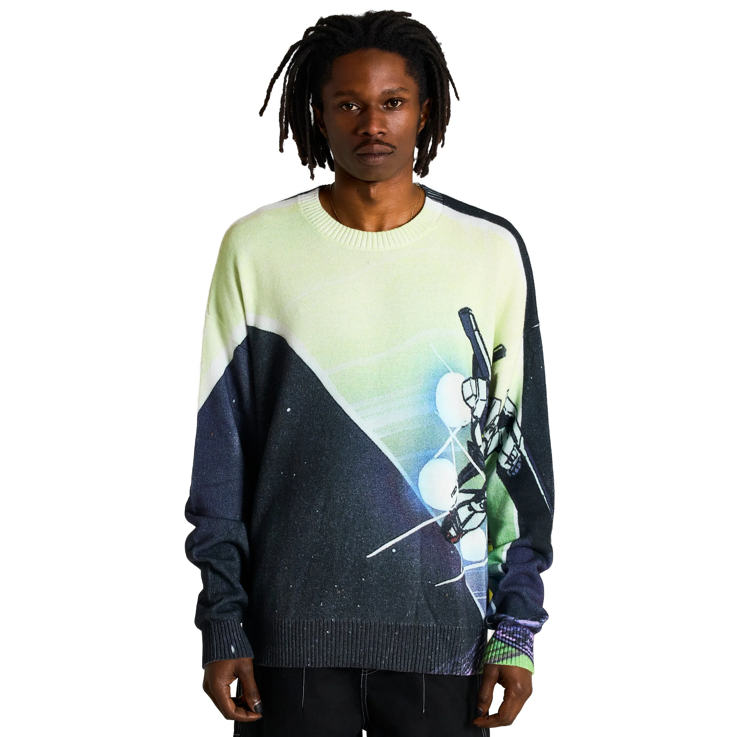 GUNDAM SPACE KNIT SWEATER (MULTI) sold by hypland product image thumbnail 3