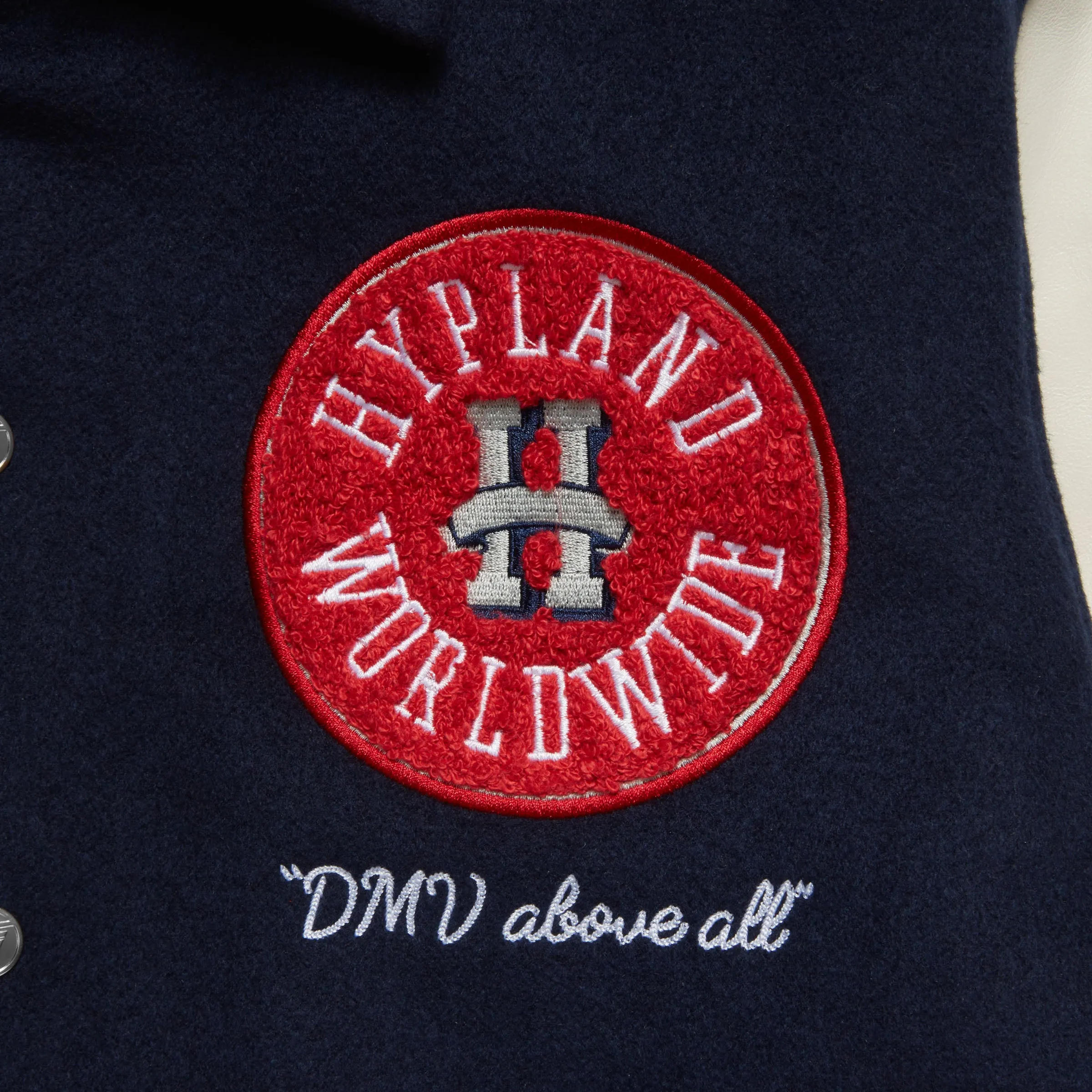 NBA WASHINGTON WIZARDS VARSITY JACKET (NAVY) sold by hypland product image thumbnail 4