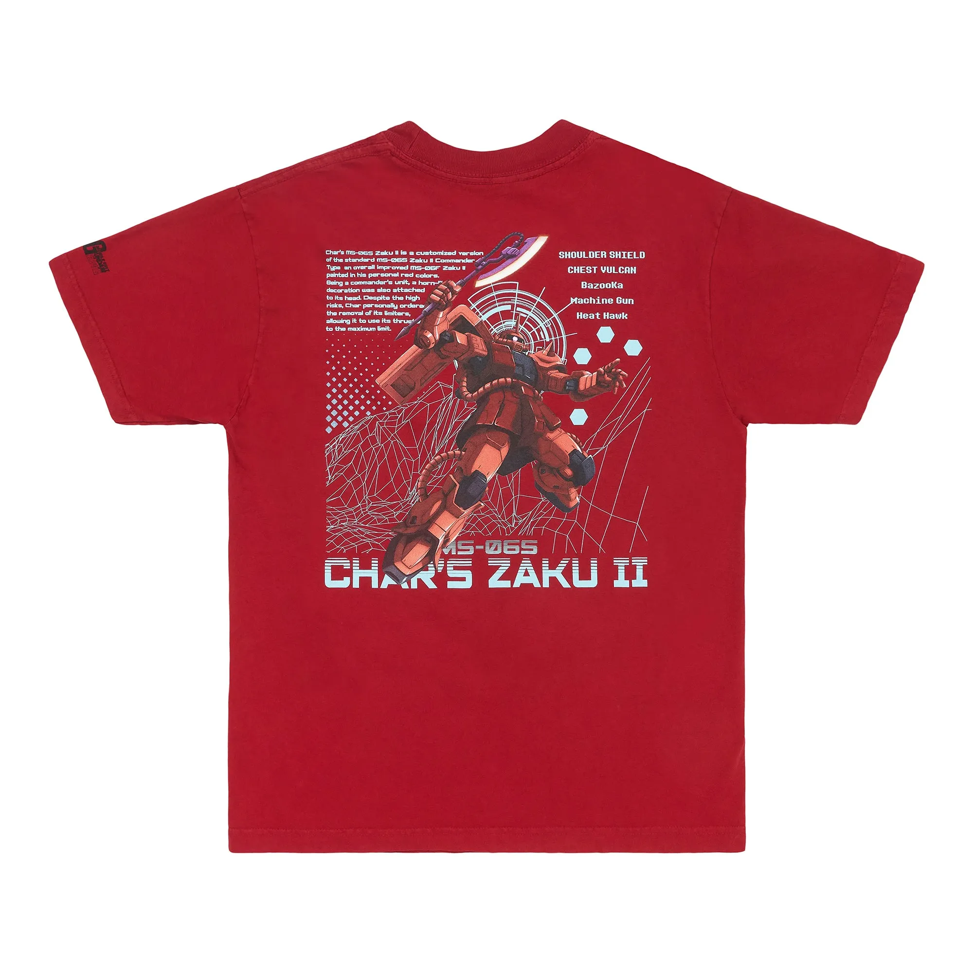 GUNDAM ZAKU SHIRT (RED) sold by hypland