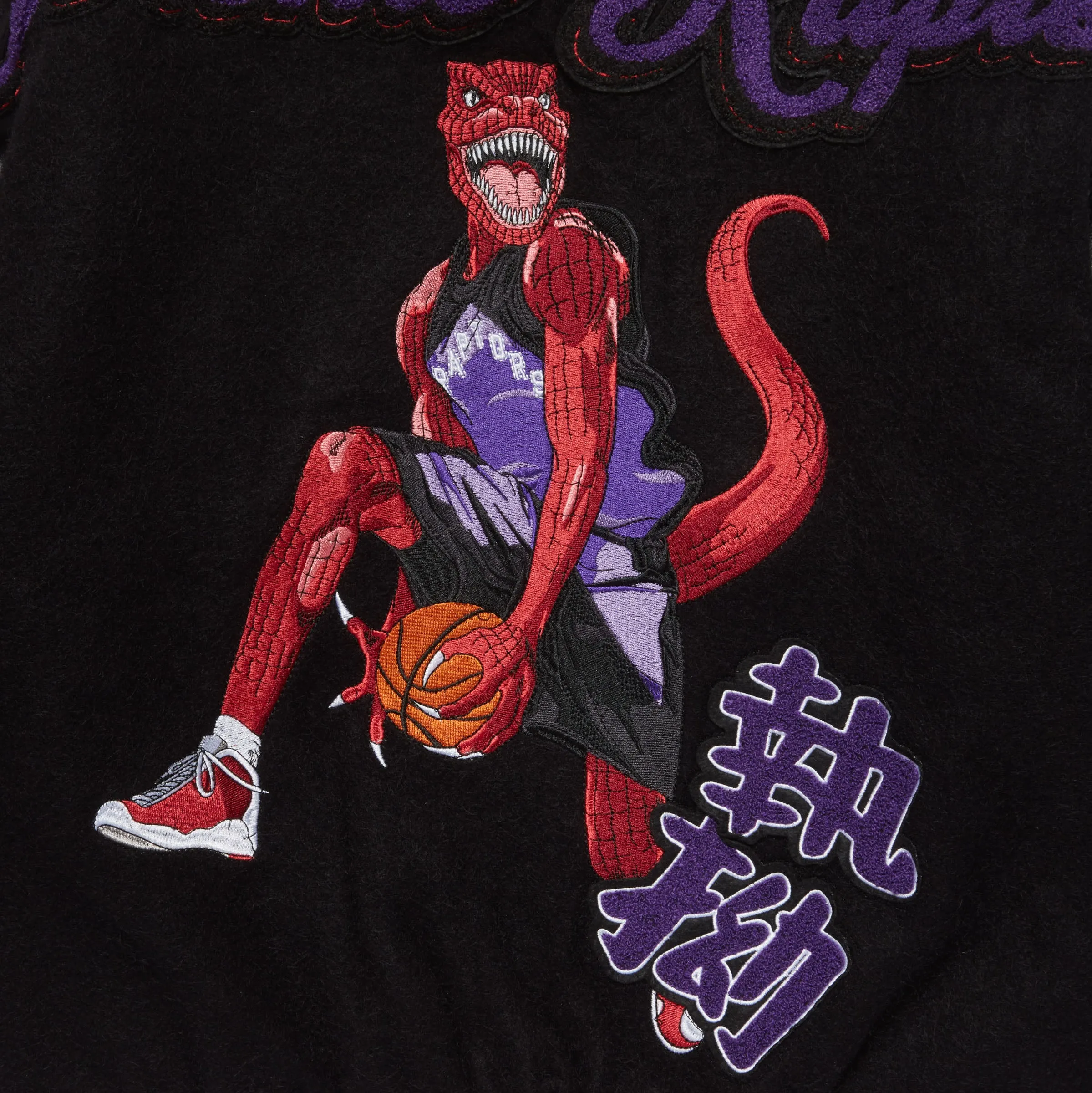 NBA TORONTO RAPTORS VARSITY JACKET (BLACK) sold by hypland product image thumbnail 5