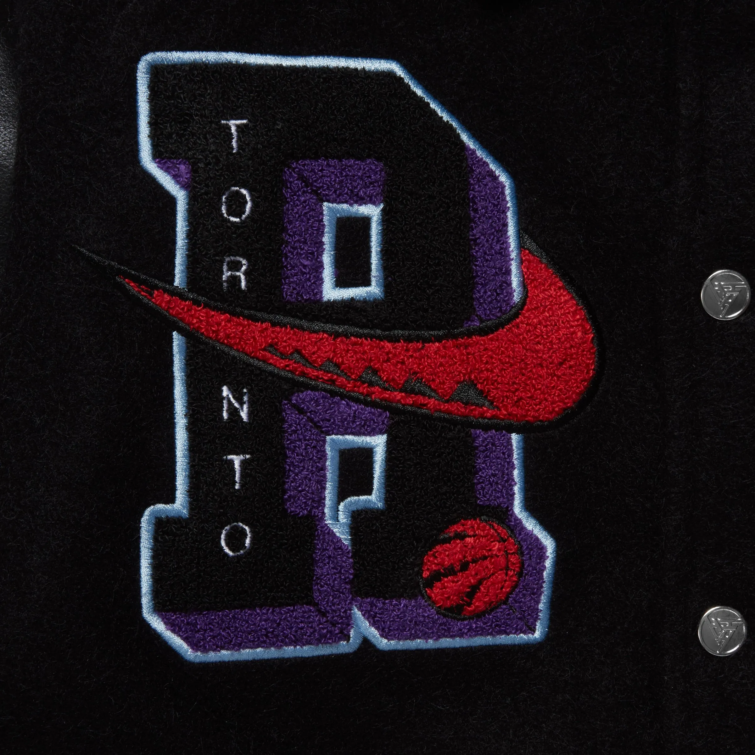 NBA TORONTO RAPTORS VARSITY JACKET (BLACK) sold by hypland product image thumbnail 3