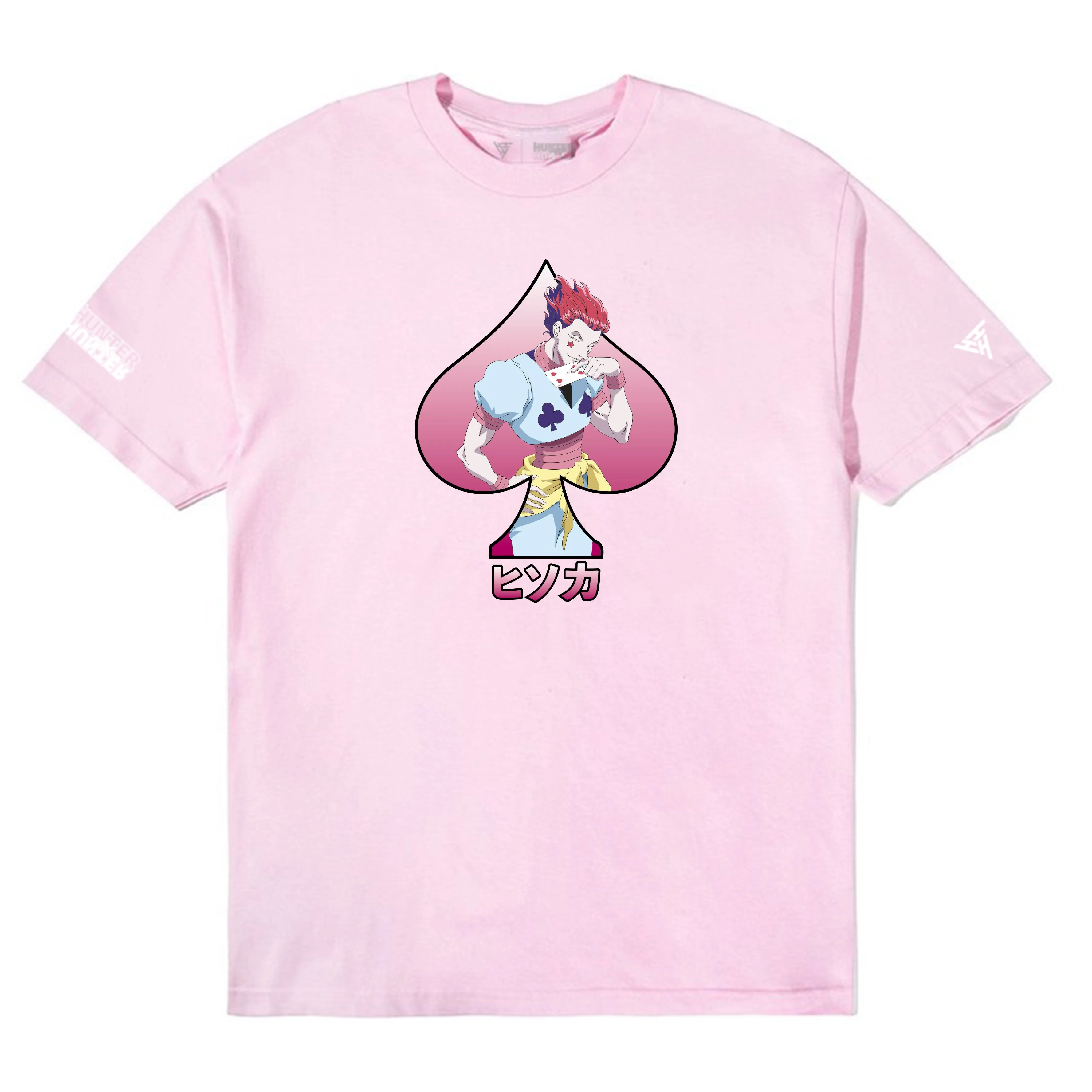 HXH HISOKA SPADE SHIRT (PINK) sold by hypland