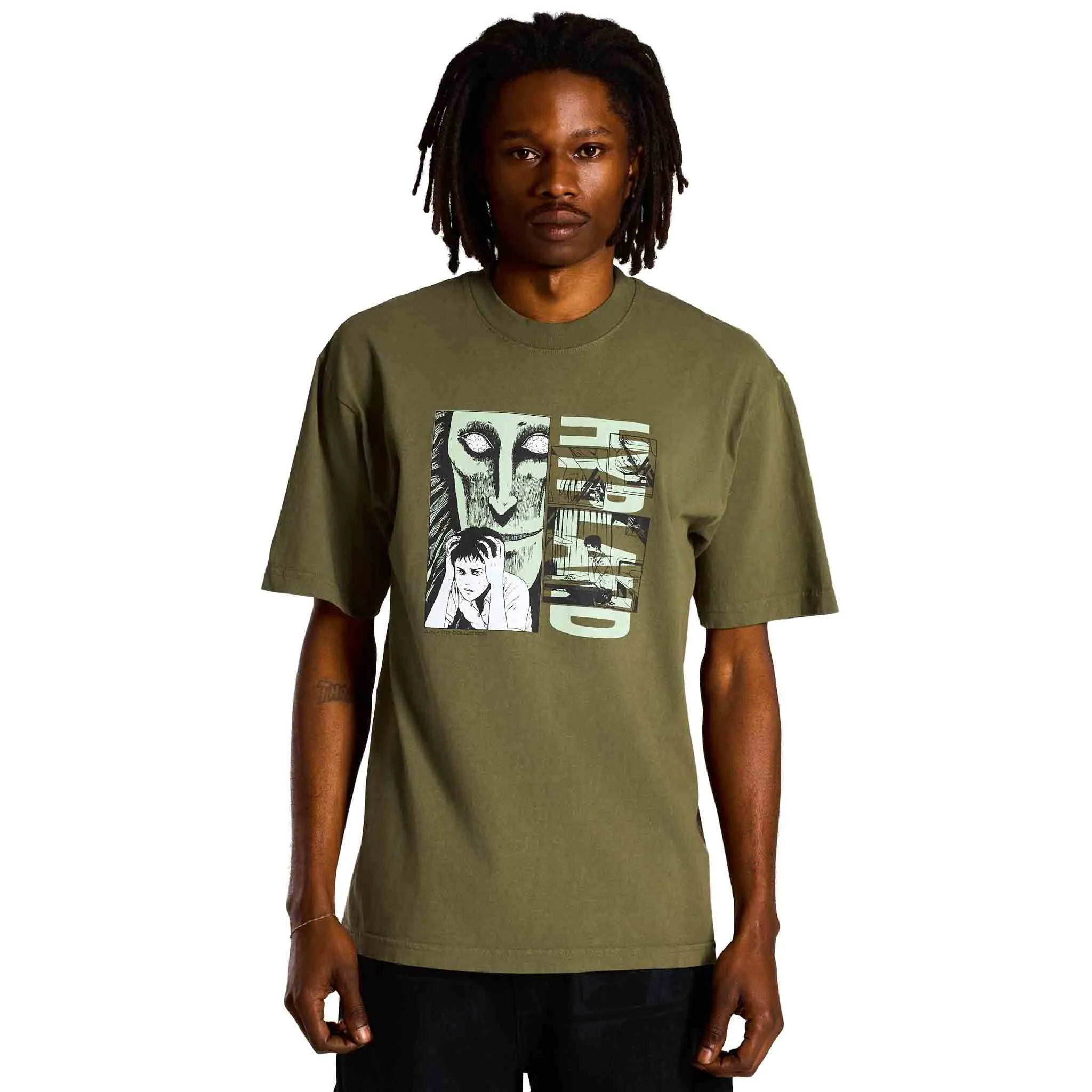 JUNJI ITO DISTRACTIONS SHIRT (ARMY) sold by hypland product image thumbnail 3